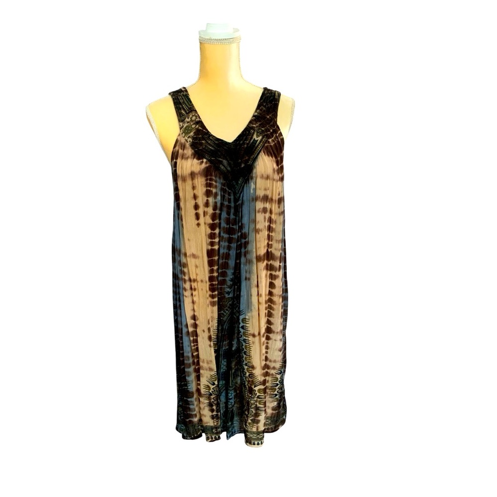Robin Ruth V-Neck Shirt Dress - Beach Cover Up - Picture 3 of 7